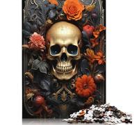 1000 Piece Artistic Skeleton Jigsaw Puzzles for Adult Teenagers Home Educational Games DIY Toys 1000pcs (75x50cm)