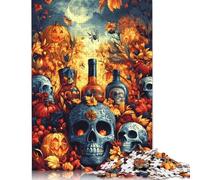 1000 Piece Artistic Skull Jigsaw Puzzles for Adults Puzzles for Adults Puzzles Unique Home Decor And Gifts 1000pcs (75x50cm)