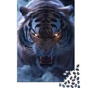 1000 Piece Artistic Tiger Jigsaw Puzzle for Adult Teenagers Jigsaw Puzzle For Family Fun & Game Night 1000pcs (75x50cm)