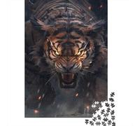 1000 Piece Artistic Tiger Jigsaw Puzzle for Adult Teenagers Jigsaw Puzzle For Family Fun & Game Night 1000pcs (75x50cm)