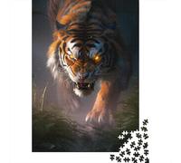 1000 Piece Artistic Tiger Jigsaw Puzzles for Adults Paper Puzzle for Adults And Teenager Educational Puzzle 1000pcs (38x26cm)