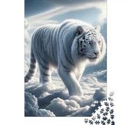 1000 Piece Artistic Tiger Jigsaw Puzzles for Adults Paper Puzzle Jigsaws for Adults 1000pcs (38x26cm)