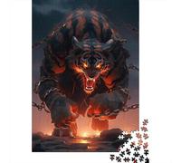 1000 Piece Artistic Tiger Jigsaw Puzzles for Adults Puzzles Learning Educational Toys 1000pcs (75x50cm)