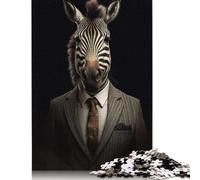 1000 Piece Artistic Zebra Jigsaw Puzzle for Adult Teenagers Paper Puzzle Christmas Eve Gifts 1000pcs (38x26cm)