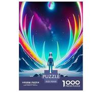 1000 Piece Astronaut Game Puzzle Great Gift for Adults Challenging Games Home Decoration Spaceman Jigsaw Puzzle for Women Men Adult 70x50cm/1000pcs