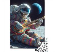 1000-Piece Astronaut Jigsaw Puzzle for Adults & Kids: Eco-Friendly Paper, Challenging & Gift-Ready Toy 38x26cm/1000pcs