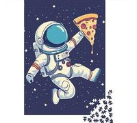 1000 Piece Astronaut Paper Jigsaw Puzzles Adults Teens Jigsaw Large Puzzle Toys Educational Intellectual Decompressing Fun Family Game 1000pcs (38x26cm)