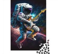 1000 Piece Astronaut Playing Guitar854 Jigsaw Puzzles for Adults Paper Puzzle for Adults And Teenager Educational Puzzle 1000pcs (38x26cm)