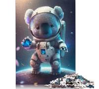 1000 Piece Astronaut Space Koala Bear Jigsaw Puzzles for Adults Puzzle Adult Jigsaw Puzzle Home Decoration Puzzle Toys 1000pcs (75x50cm)