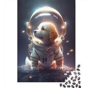 1000 Piece Astronaut Space Labrador Jigsaw Puzzles for Adults Paper Puzzle Jigsaws for Adults 1000pcs (38x26cm)