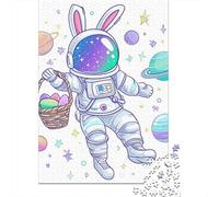 1000 Piece Astronaut Square Puzzles for Adults And Paper Puzzles Family Activity 38x26cm/1000pcs