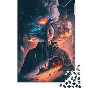 1000 Piece At Worlds End Creative Square Jigsaw Puzzles for Adults & Wooden Puzzles Educational Toys 1000pcs (75x50cm)