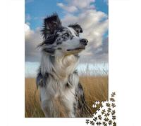 1000 Piece Australian Shepherd Jigsaw Puzzles for Adult Teenagers Paper Puzzles Sustainable Puzzle for Adults | Games 1000pcs (38x26cm)