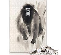 1000 Piece Baboon Creative Square Jigsaw Puzzles for Adults & Wooden Puzzles Stress Relief Puzzle Games And Unique 1000pcs (75x50cm)