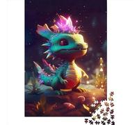 1000 Piece Baby Space Dragon Jigsaw Puzzles for Adults Wood Puzzle Jigsaws for Adults 1000pcs (75x50cm)