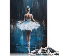 1000 Piece Ballet Dancer in Blue Creative Square Jigsaw Puzzles for Adults And Paper Puzzles Toy Intellectual Game 38x26cm/1000pcs