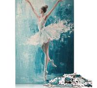 1000 Piece Ballet Dancer Painting Puzzles for Adults Paper Puzzles Educational Games For Kids 38x26cm/1000pcs