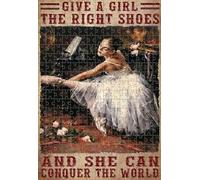 1000-Piece Ballet Signs Ballerina Puzzle - Challenging for Puzzle Lovers