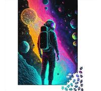 1000 Piece Be Like Cosmos Square Jigsaw Puzzles for Adults, Wooden Puzzles Learning Educational Toy 1000pcs (75x50cm)