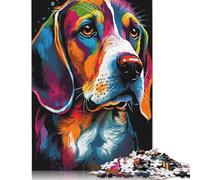 1000 Piece Beagle Style 2 Jigsaw Puzzle for Adult Teenagers Puzzle Jigsaws for Adults Teenagers Age 14+ 38x26cm/1000pcs