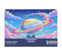 1000 Piece Beautiful Planet Game Puzzle for Adults Gifts Fun Challenging Home Decoration Brainteasing Fantasy Planet Jigsaw Puzzle for Women Men Adult 38x26cm/1000pcs