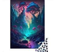 1000 Piece Beautiful River And Tree Jigsaw Puzzles for Adults Puzzle Adult Jigsaw Puzzle Home Decoration Puzzle Toys 1000pcs (38x26cm)