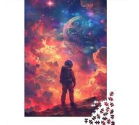 1000 Piece Beautiful Space Scene Jigsaw Puzzle for Adult Teenagers Paper Jigsaw Puzzles Educational Game Challenge Toy Birthday Gifts 1000pcs (38x26cm)