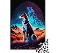 1000 Piece Beautiful Stray Dog Puzzles for Adults Wooden Puzzles Educational Games For Kids 1000pcs (75x50cm)