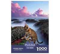 1000 Piece Bengal Cat Jigsaw Puzzle for Adults Kids - Family Game Night & Educational Fun, Coral Reef Puzzles, Decoration Birthday Gifts 38x26cm/1000pcs