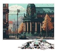 1000 Piece Berlin City Pixel Art Adult Jigsaw Puzzle Puzzle Jigsaws for Adults Teenagers Age 12+ 1000pcs (75x50cm)