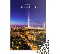1000 Piece Berlin Night View Jigsaw Puzzles for Adults Puzzle Adult Jigsaw Puzzle Home Decoration Puzzle Toys 1000pcs (38x26cm)