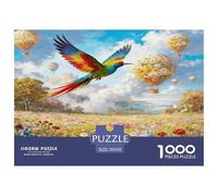 1000 Piece Bird of Paradise Jigsaw Puzzle for Adults & Kids - Challenging Game, Hot Air Balloon Puzzle, Home Decoration Unique Gift 70x50cm/1000pcs
