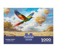1000 Piece Bird of Paradise Jigsaw Puzzle for Adults & Kids - Challenging Game, Hot Air Balloon Puzzles, Decoration Birthday Gifts 52x38cm/1000pcs
