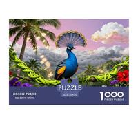 1000 Piece Bird of Paradise Jigsaw Puzzle for Adults & Kids - Family Fun, Educational Toys, Jungle Puzzle, Decoration Unique Gift 70x50cm/1000pcs