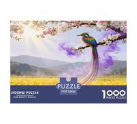 1000 Piece Bird of Paradise Jigsaw Puzzle for Adults & Kids - Family Fun, Family Game, Flower Tree Puzzle, Decoration Gifts 38x26cm/1000pcs