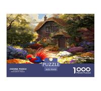 1000 Piece Bird of Paradise Jigsaw Puzzle for Adults & Kids - Family Fun, Family Game, Grass Patch Cottage Puzzles, Home Decoration Birthday Gifts 70x50cm/1000pcs