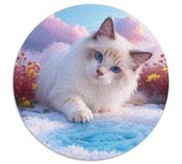 1000 Piece Birman Jigsaw Puzzle for Adults & Kids - Relaxation & Focus, Family Game, Salt Lake Jigsaws, Decoration Unique Gift 1000pcs (67.5x67.5cm)