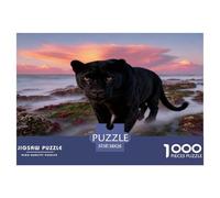 1000 Piece Black Panther Jigsaw Puzzle for Adults - Relaxation & Focus, Family Game, Coral Reef Jigsaws, Decoration Birthday Gifts 38x26cm/1000pcs