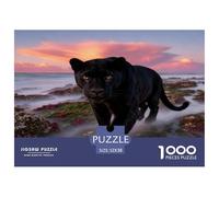 1000 Piece Black Panther Jigsaw Puzzle for Adults - Relaxation & Focus, Family Game, Coral Reef Puzzle, Decoration Gifts 52x38cm/1000pcs