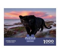 1000 Piece Black Panther Jigsaw Puzzle for Adults - Relaxation & Focus, Family Game, Coral Reef Puzzles, Home Decoration Birthday Gifts 70x50cm/1000pcs