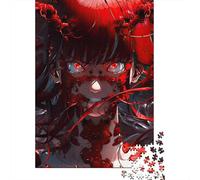 1000 Piece Blood Red Shadow Jigsaw Puzzles for Adult Teenagers Wooden Puzzles For Family Fun & Game Night 1000pcs (75x50cm)