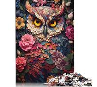 1000 Piece Blossoming Wisdom Jigsaw Puzzle for Adult Teenagers Wooden Puzzle Christmas Eve Gifts 1000pcs (75x50cm)