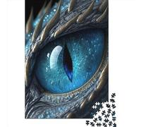 1000 Piece Blue Dragon Eye Jigsaw Puzzles for Adults Puzzles for Adults Puzzles Unique Home Decor And Gifts 1000pcs (38x26cm)