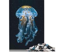 1000 Piece Blue Jellyfish Jigsaw Puzzles for Adult Teenagers Puzzle Adult Jigsaw Puzzle for Adults 1000pcs (75x50cm)