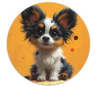 1000 Piece Border Collie Jigsaw Puzzles for Adults Gifts Challenging Games Home Decors Brainteasing Cute Dog Jigsaw Puzzle for Adults And Kids 1000pcs (67.5x67.5cm)