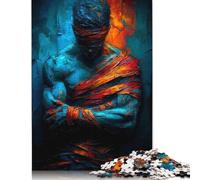 1000 Piece Bound by Fire And Ice - Expressionist Figure Jigsaw Puzzles for Adults Puzzle for Adults And Teenager Educational Game 1000pcs (75x50cm)