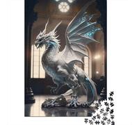 1000 Piece Brave Dragon Adult Puzzles Wooden Puzzle for Adults Educational Game Challenge Toy 1000pcs (75x50cm)