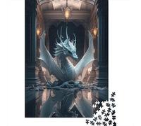 1000 Piece Brave Dragon Jigsaw Puzzles for Adult Teenagers Paper Puzzles For Family Fun & Game Night 1000pcs (38x26cm)