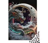 1000 Piece Brave Dragon Jigsaw Puzzlesfor Adults Puzzle Jigsaws for Adults Unique Home Decor And Gifts 1000pcs (75x50cm)