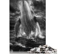 1000 Piece Breaching Through Storm Creative Square Jigsaw Puzzles for Adults And Paper Puzzles Toy Intellectual Game 38x26cm/1000pcs